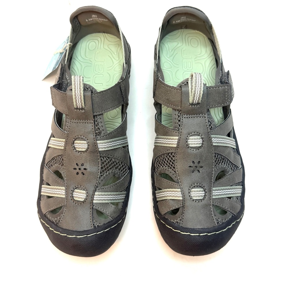 JBU Women's Regional Water Ready Casual Sneaker Dark Grey/Pale Moss 8.5M NWT/BOX - Picture 2 of 10